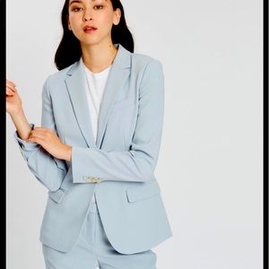 Theory NWT Staple B Blazer Mist Blue